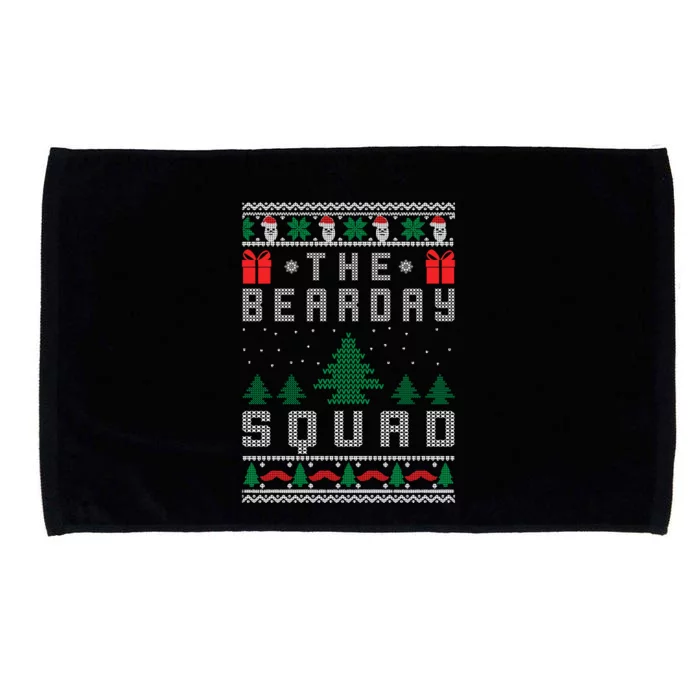 The Bearday Squad Ugly Christmas Microfiber Hand Towel