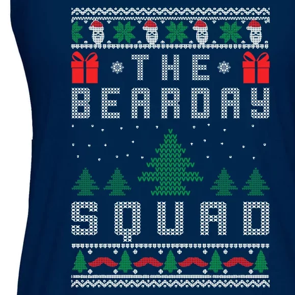 The Bearday Squad Ugly Christmas Ladies Essential Flowy Tank