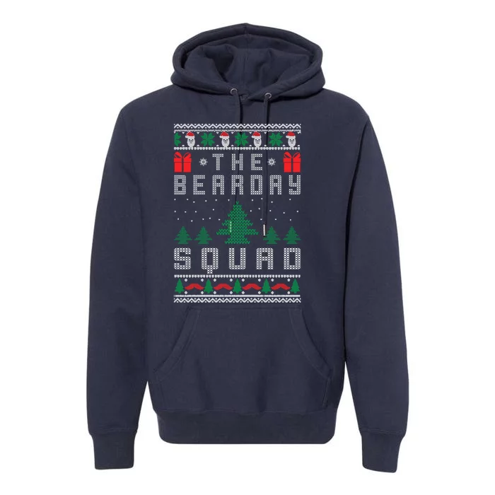 The Bearday Squad Ugly Christmas Premium Hoodie