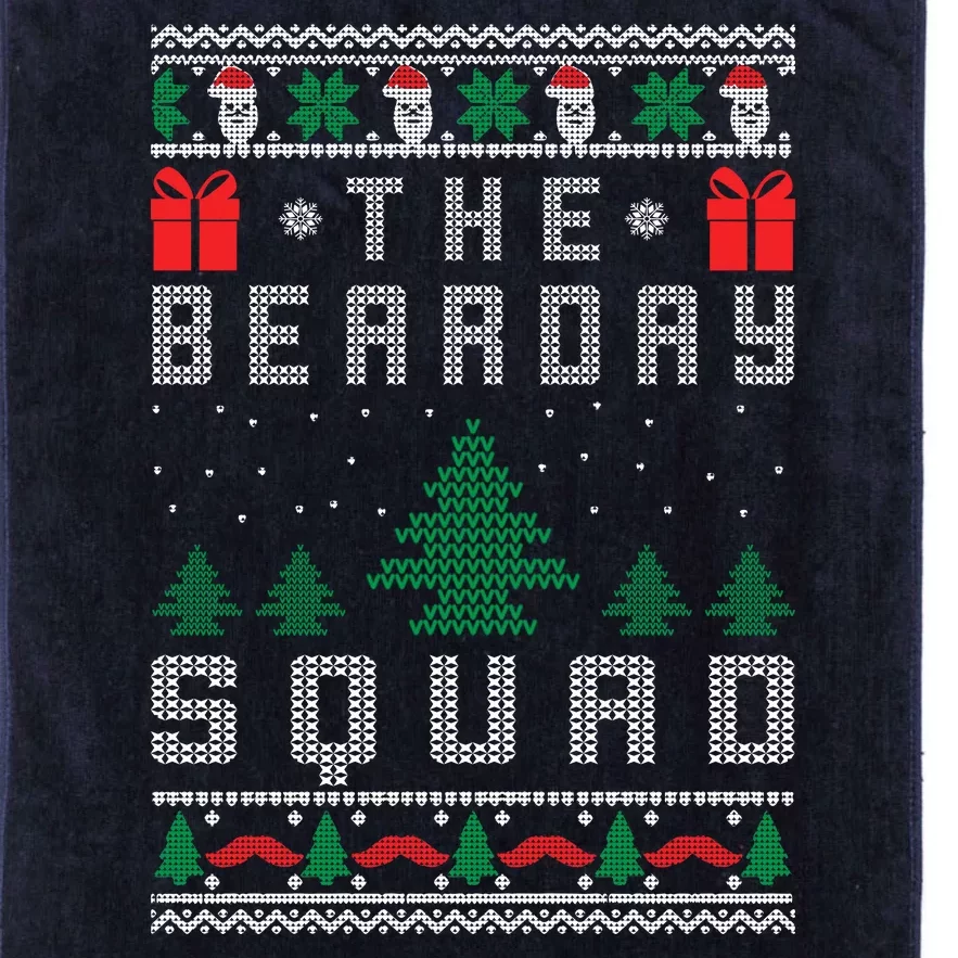 The Bearday Squad Ugly Christmas Platinum Collection Golf Towel