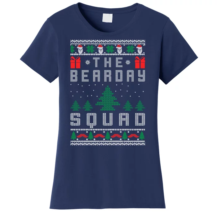 The Bearday Squad Ugly Christmas Women's T-Shirt