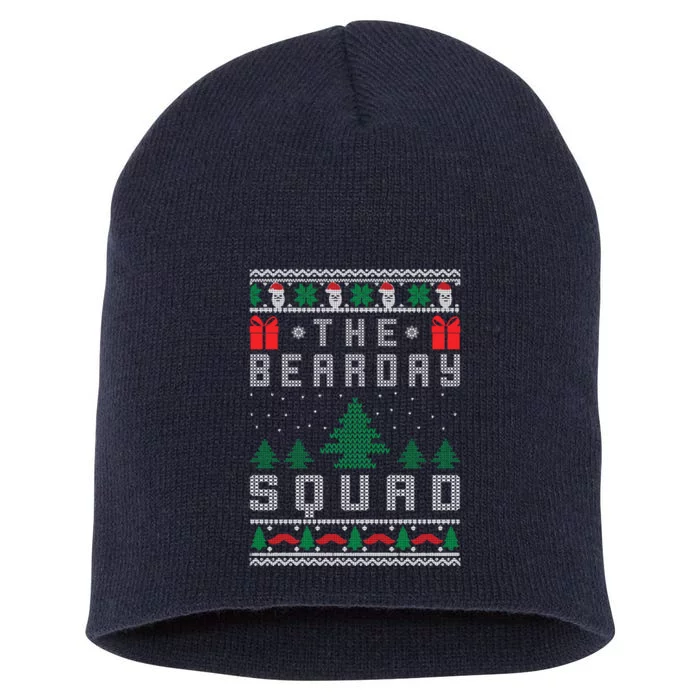 The Bearday Squad Ugly Christmas Short Acrylic Beanie