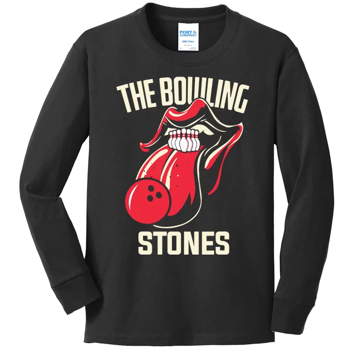 The Bowling Stones Bowling Kids Long Sleeve Shirt