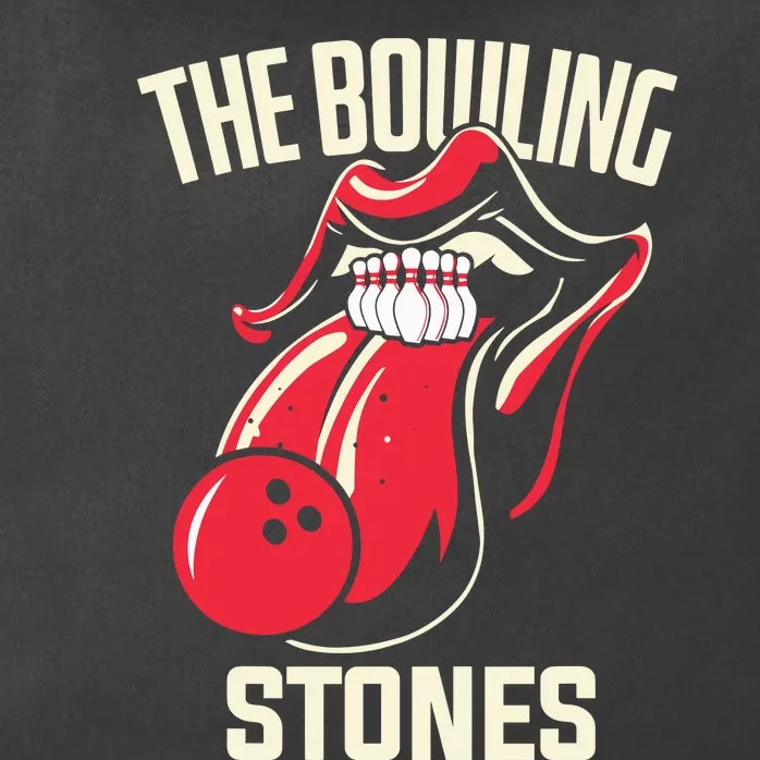 The Bowling Stones Bowling Zip Tote Bag