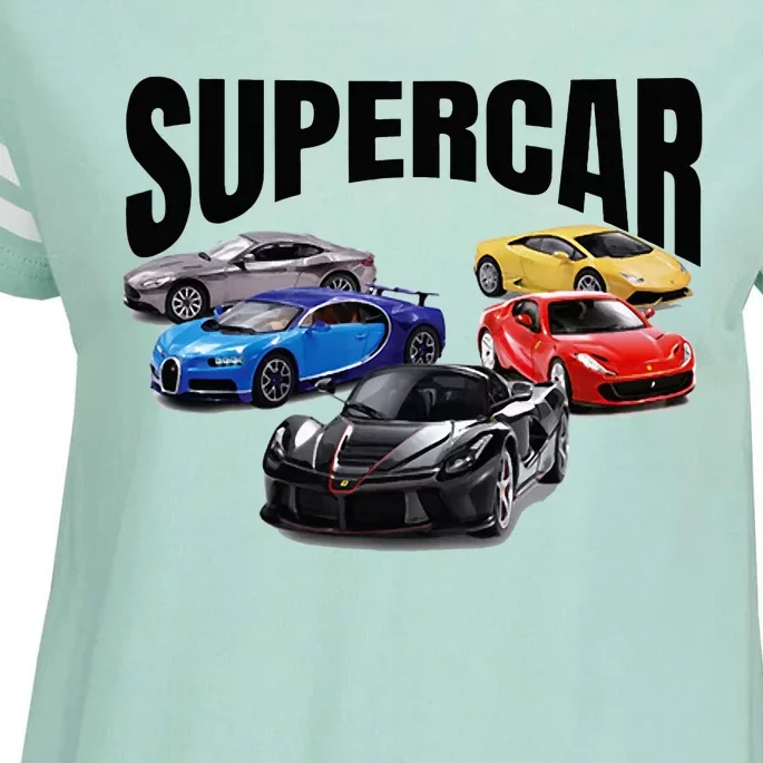 The Best Supercar Racing Fan On The Planet Enza Ladies Jersey Football T-Shirt