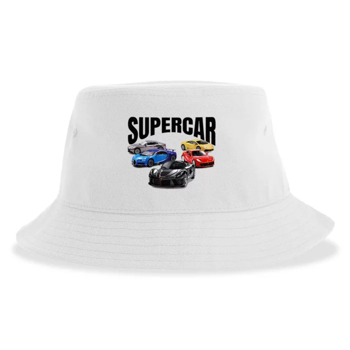 The Best Supercar Racing Fan On The Planet Sustainable Bucket Hat