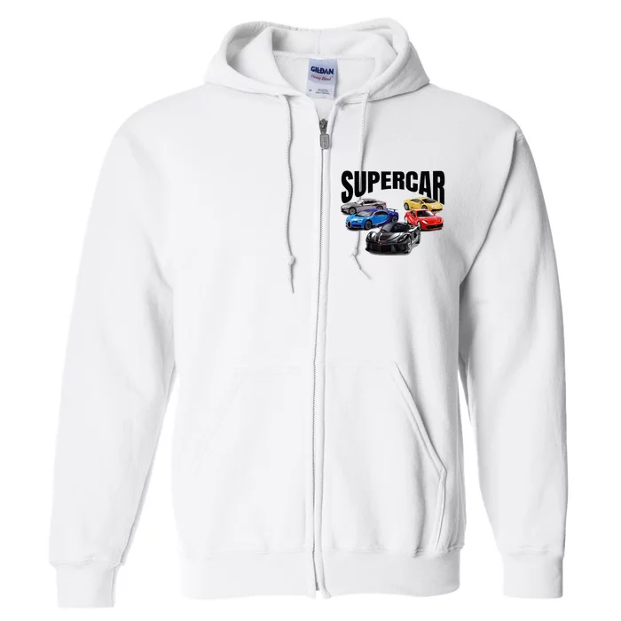 The Best Supercar Racing Fan On The Planet Full Zip Hoodie