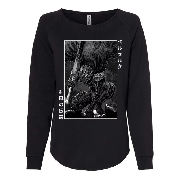 The Black Swordsman Swordsmanship Swordfighter Womens California Wash Sweatshirt