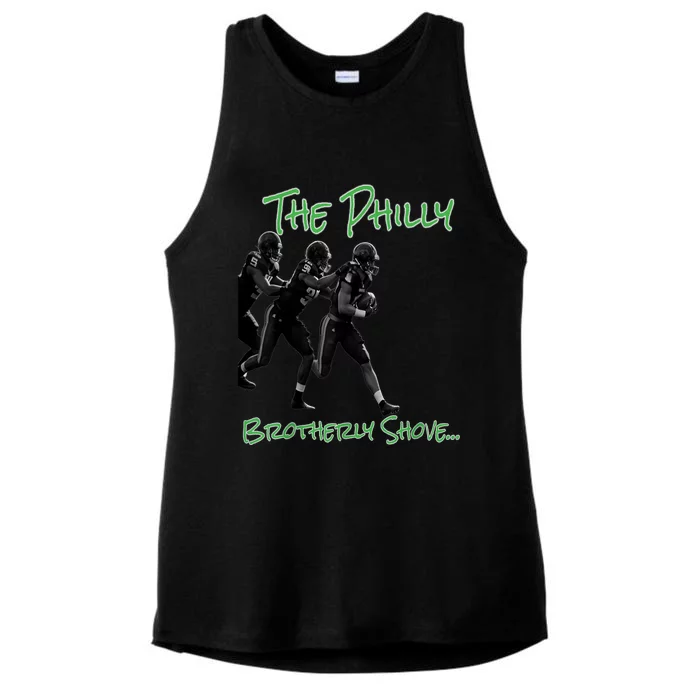 The Brotherly Shove Panfurware Llc Ladies Tri-Blend Wicking Tank