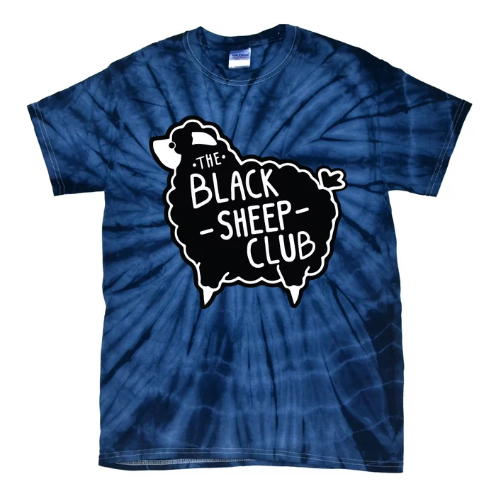 The Black Sheepp Club Squad Funny Sarcastic Tee Tie-Dye T-Shirt