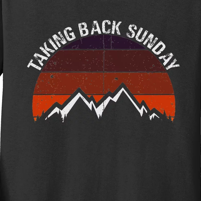 Taking Backs Sunday Ices Creams Sundaed Kids Long Sleeve Shirt