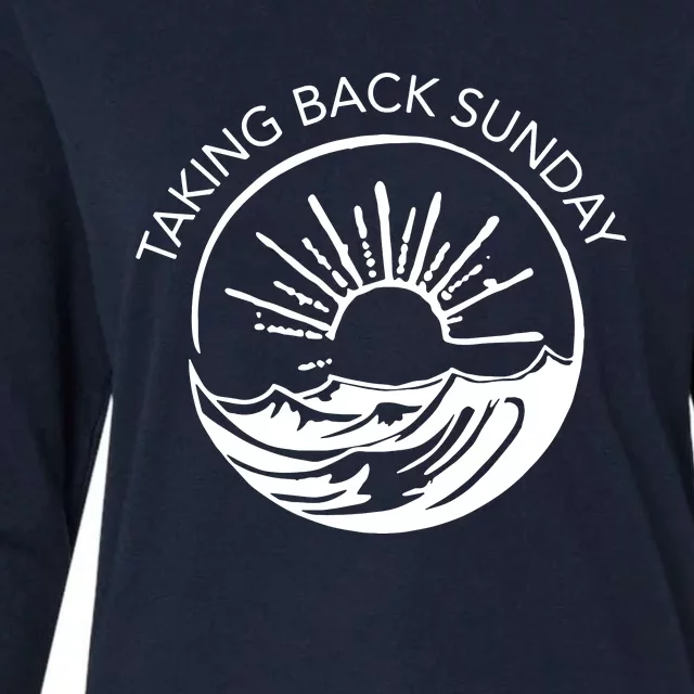 Taking Back Sunday Ice Creamm Sundaee Womens Cotton Relaxed Long Sleeve T-Shirt