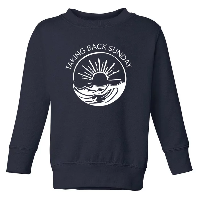 Taking Back Sunday Ice Creamm Sundaee Toddler Sweatshirt