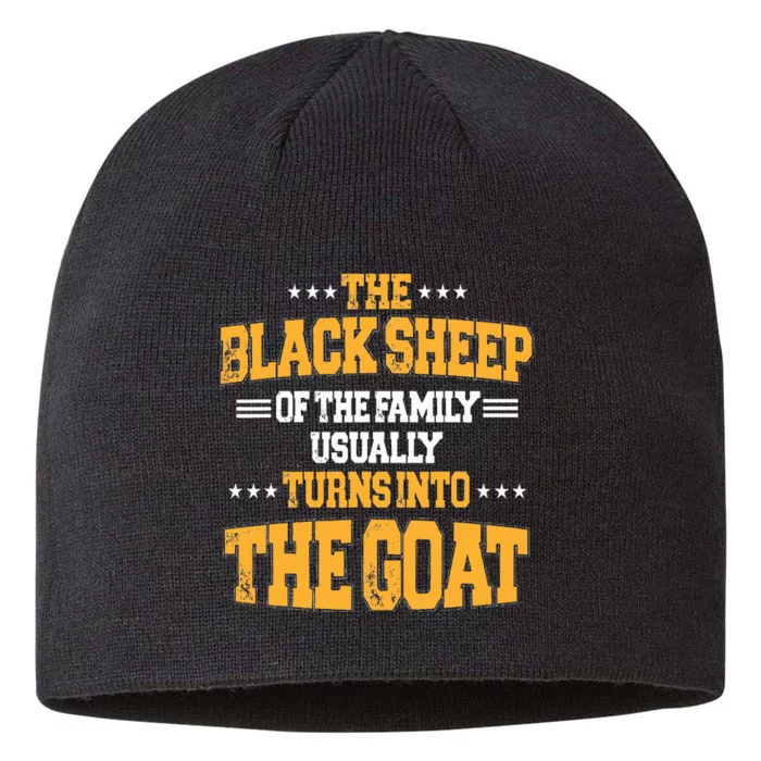 The Black S.H.E.E.P Of The Family Usually Turns Into The Goat 8 1/2in Sustainable Knit Beanie