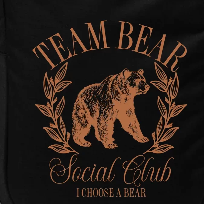 Team Bear Social Club I Choose The Bear Impact Tech Backpack