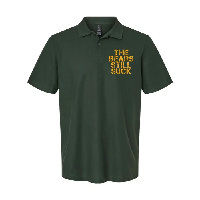 The Bears Still Suck Green Bay TShirt Softstyle Adult Sport Polo