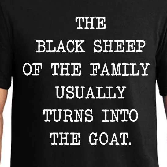 The Black S.H.E.E.P. Of The Family Usually Turns Into The Goat Pajama Set