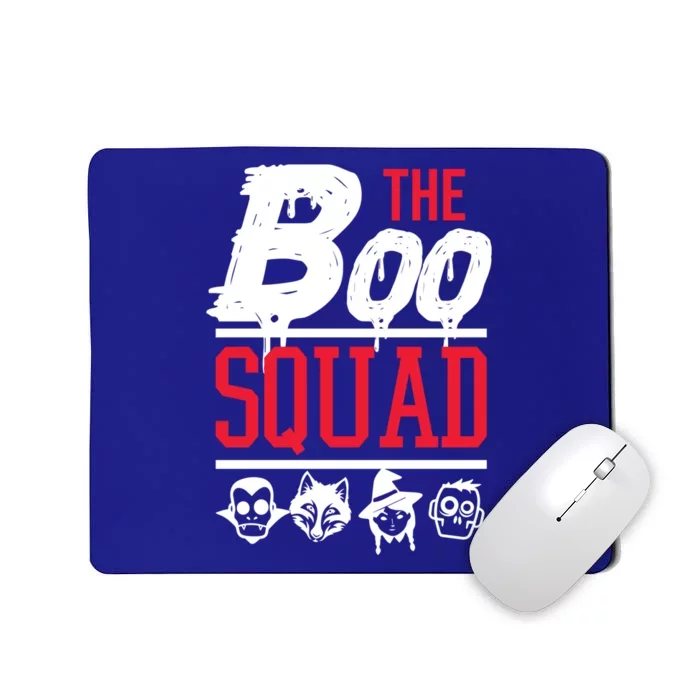 The Boo Squad Not Scary Halloween Ghosts Goblins Monsters Gift Mousepad