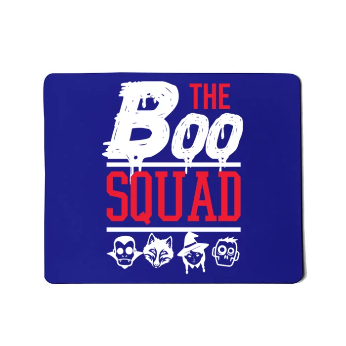 The Boo Squad Not Scary Halloween Ghosts Goblins Monsters Gift Mousepad