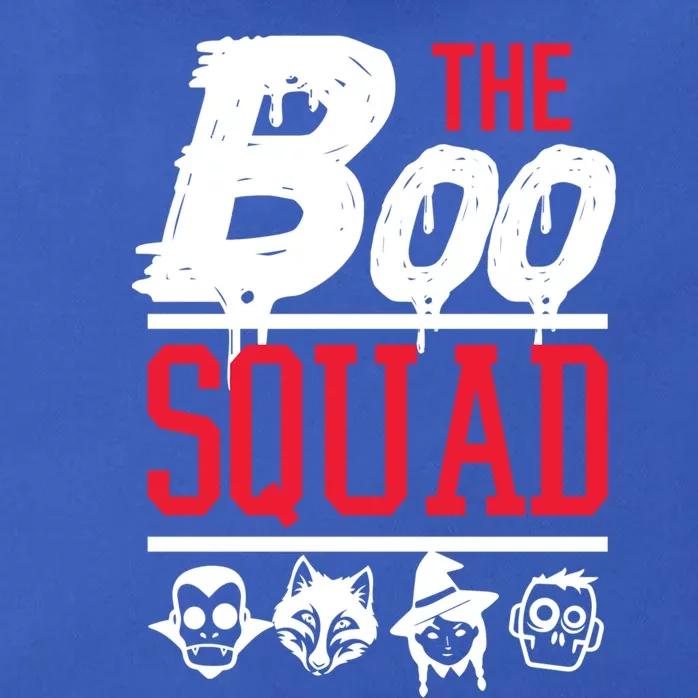 The Boo Squad Not Scary Halloween Ghosts Goblins Monsters Gift Zip Tote Bag