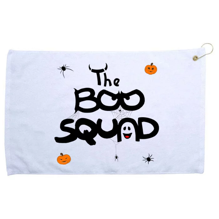 The Boo Squad Halloween Clothes Spooky Pumpkin Spiders Cute Gift Grommeted Golf Towel