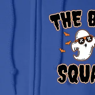 The Boo Squad Funny Halloween Ghost Costume Gift Full Zip Hoodie