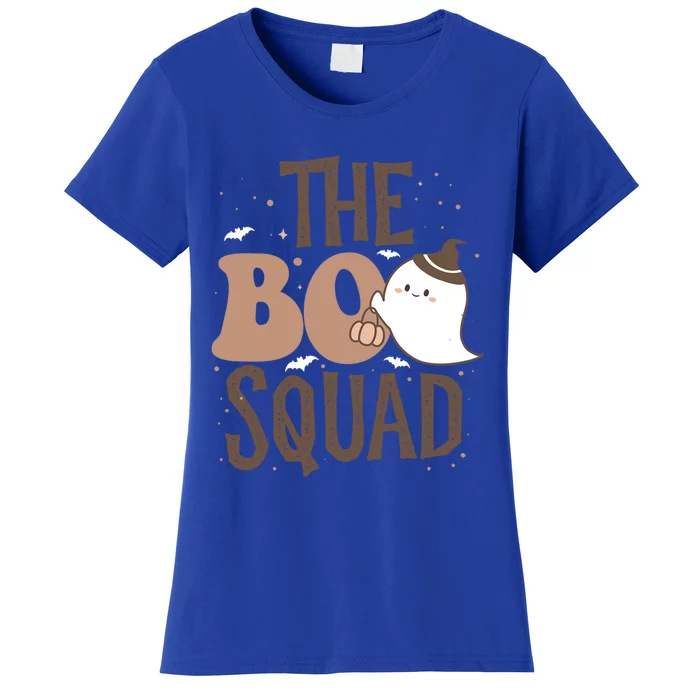 The Boo Squad Halloween Costume Funny Ghost Cool Gift Women's T-Shirt