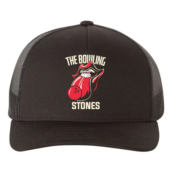 The Bowling Stones Bowling Yupoong Adult 5-Panel Trucker Hat