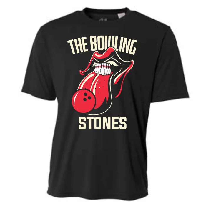 The Bowling Stones Bowling Cooling Performance Crew T-Shirt