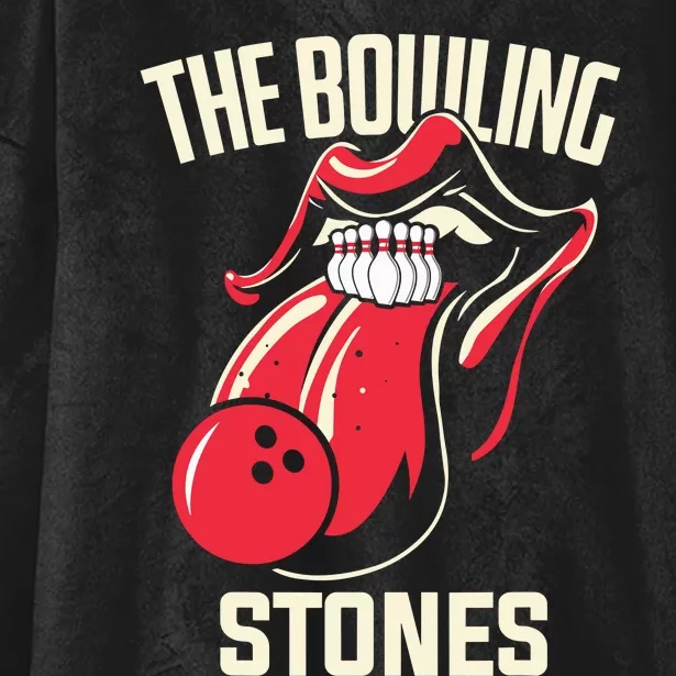 The Bowling Stones Bowling Hooded Wearable Blanket