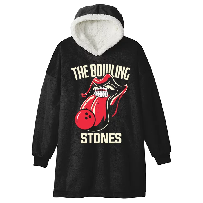 The Bowling Stones Bowling Hooded Wearable Blanket