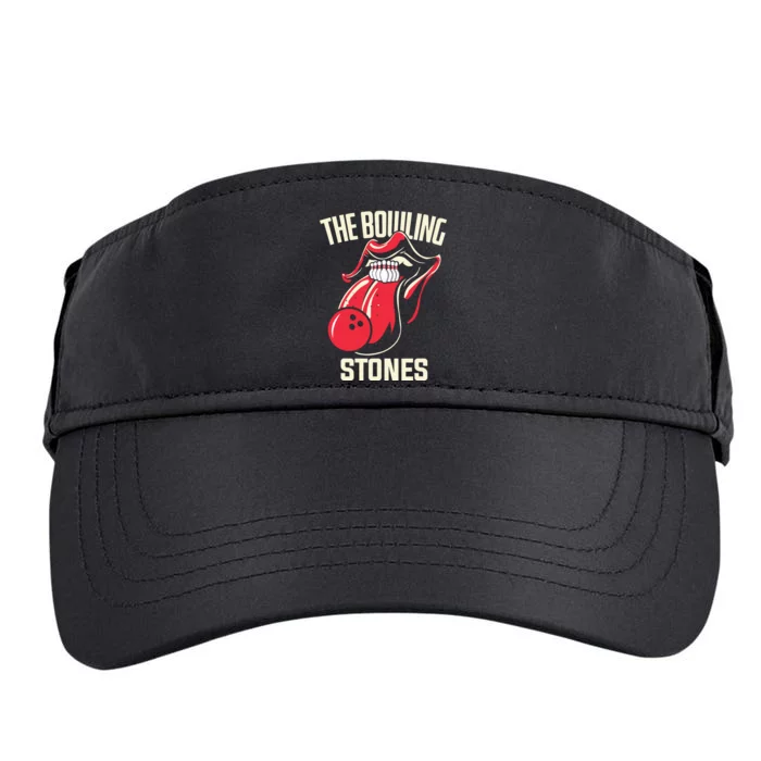 The Bowling Stones Bowling Adult Drive Performance Visor