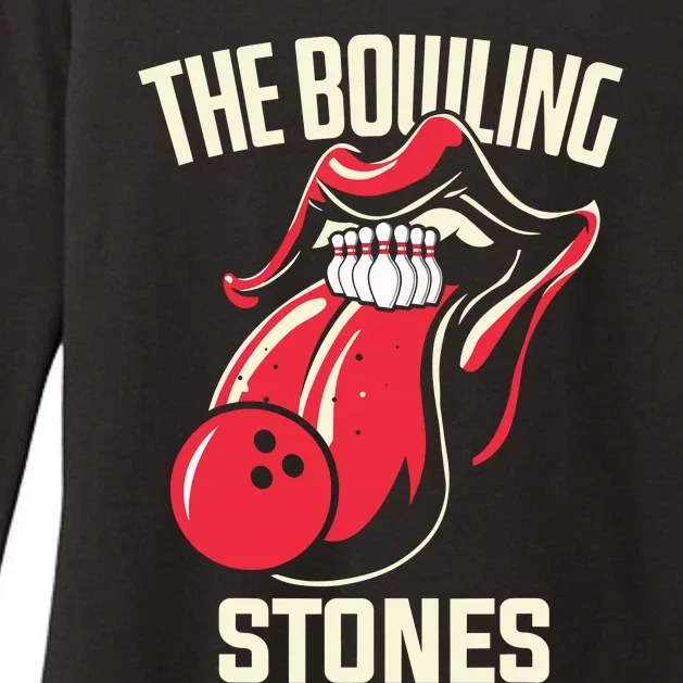 The Bowling Stones Bowling Womens CVC Long Sleeve Shirt