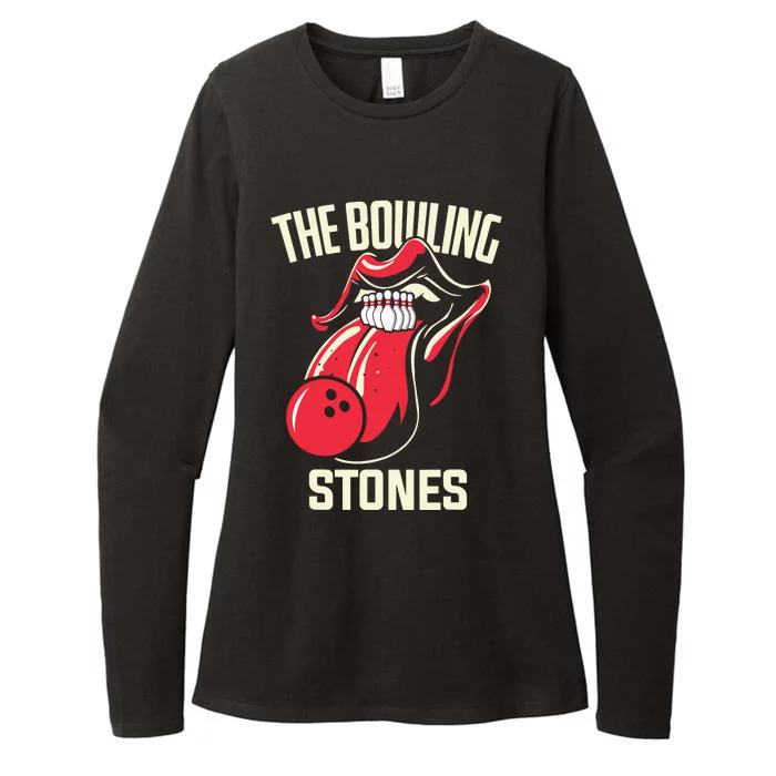 The Bowling Stones Bowling Womens CVC Long Sleeve Shirt