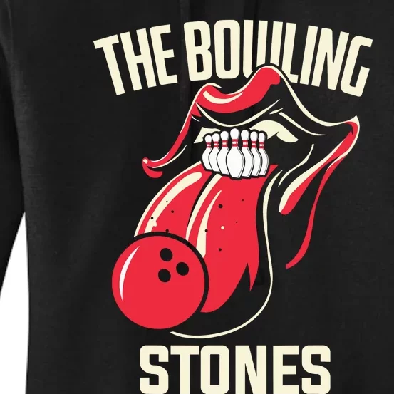 The Bowling Stones Bowling Women's Pullover Hoodie