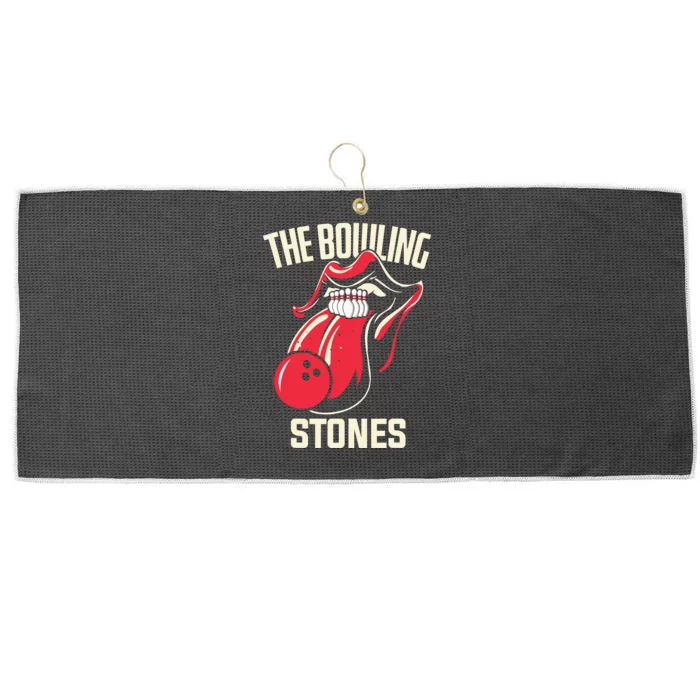 The Bowling Stones Bowling Large Microfiber Waffle Golf Towel