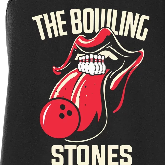 The Bowling Stones Bowling Women's Racerback Tank