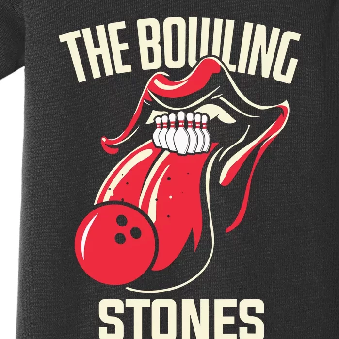 The Bowling Stones Bowling Baby Bodysuit