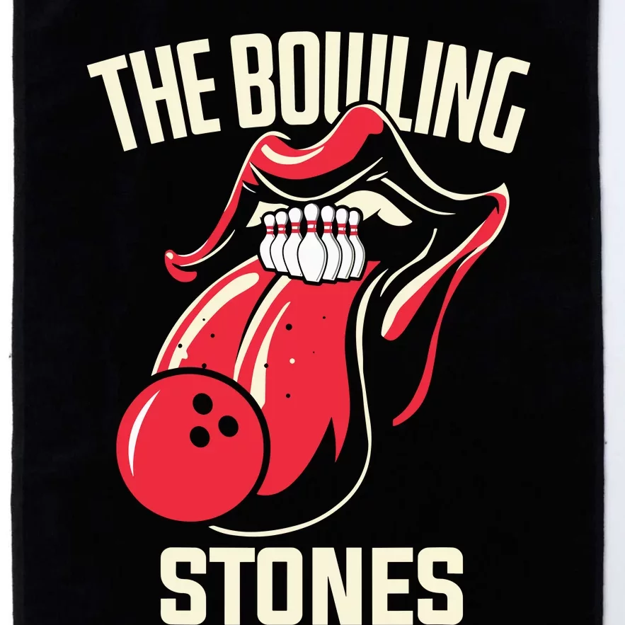 The Bowling Stones Bowling Platinum Collection Golf Towel