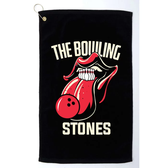 The Bowling Stones Bowling Platinum Collection Golf Towel