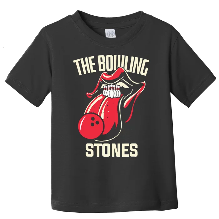 The Bowling Stones Bowling Toddler T-Shirt