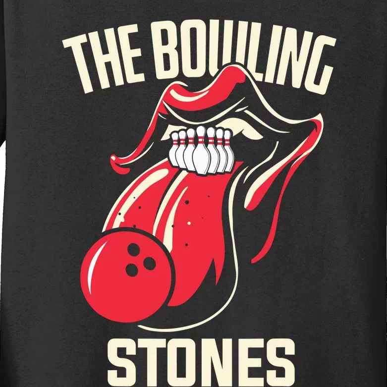 The Bowling Stones Bowling Kids Long Sleeve Shirt