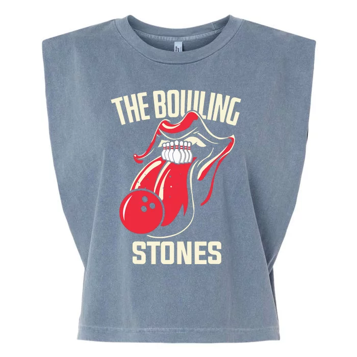 The Bowling Stones Bowling Garment-Dyed Women's Muscle Tee