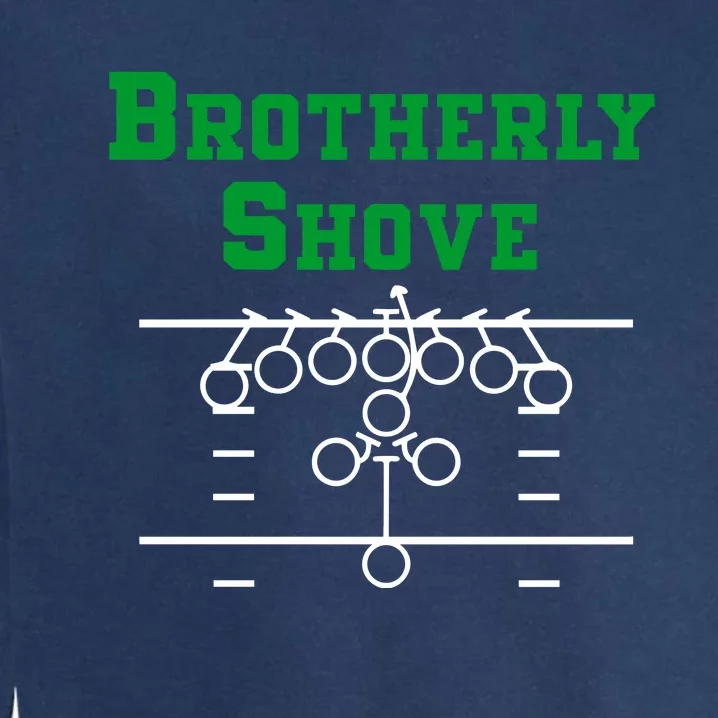 The Brotherly Shove Philadelphia Eagle Football Garment-Dyed Sweatshirt