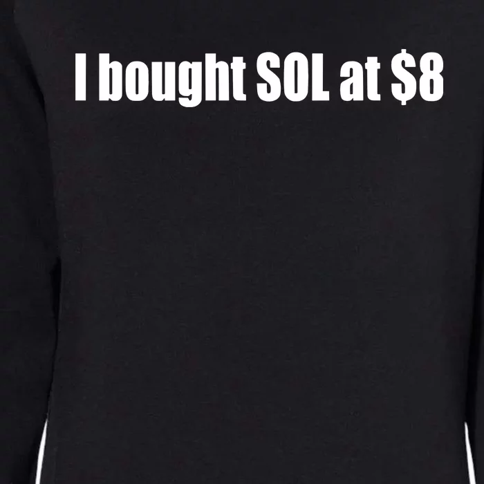 They Bought Sol At $8 Womens California Wash Sweatshirt