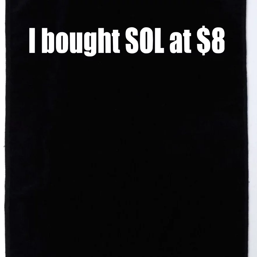 They Bought Sol At $8 Platinum Collection Golf Towel