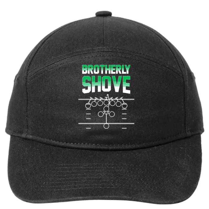 The Brotherly Shove Philadelphia Eagle Football 7-Panel Snapback Hat