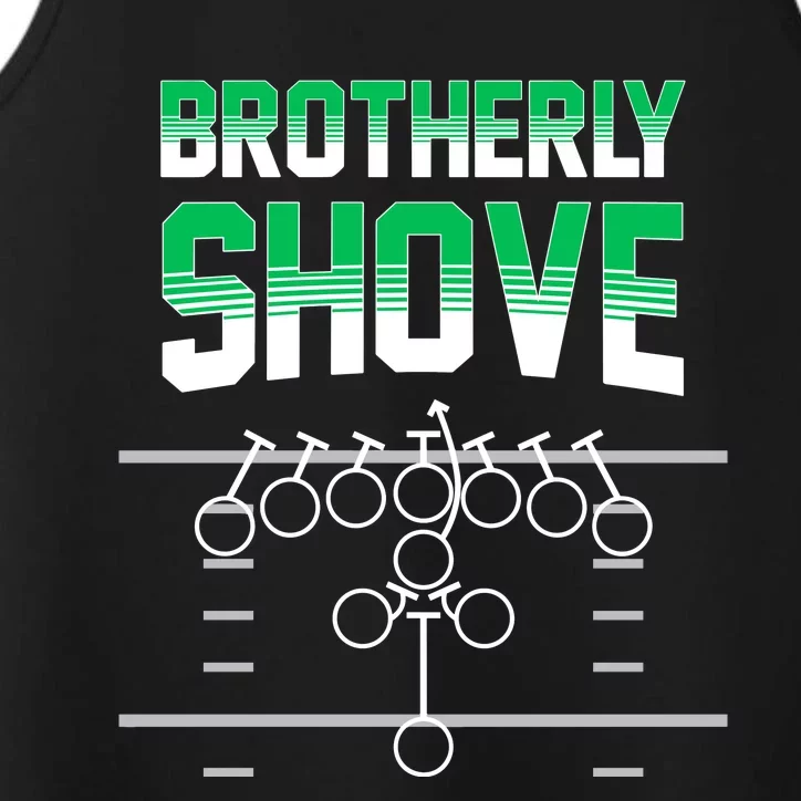 The Brotherly Shove Philadelphia Eagle Football Performance Tank