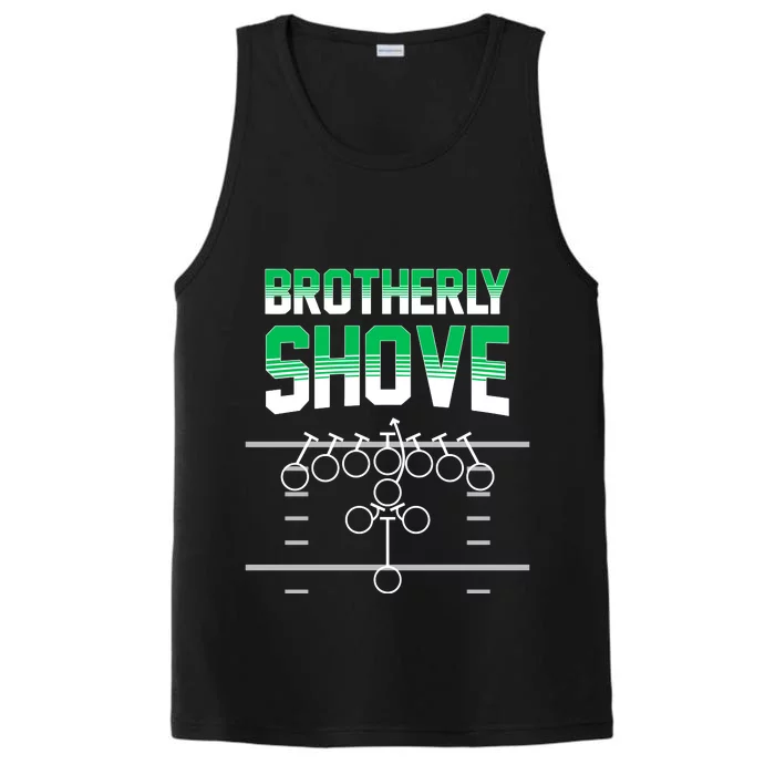 The Brotherly Shove Philadelphia Eagle Football Performance Tank