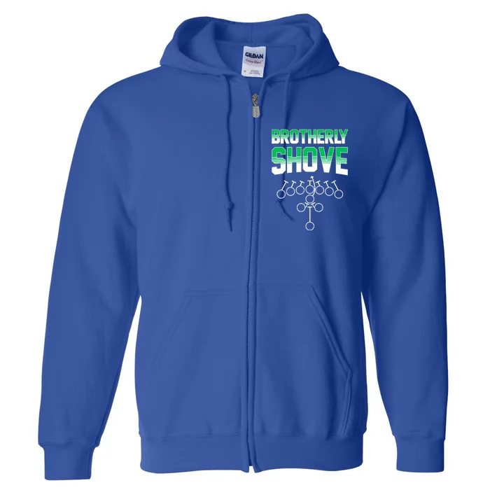 The Brotherly Shove Philadelphia Football Full Zip Hoodie